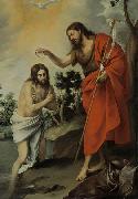 Bartolome Esteban Murillo The Baptism of Christ oil painting reproduction